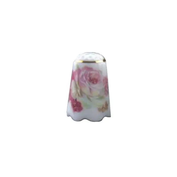080.256/6 - Thimble Curved Edge "Spanish Rose", miniature
