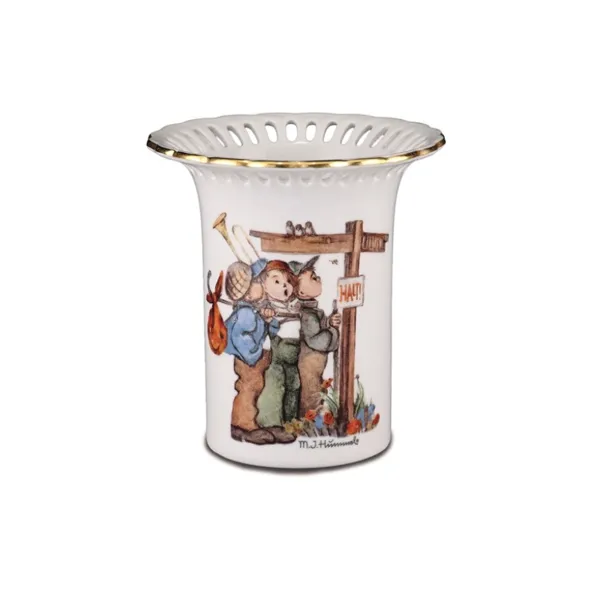 025.308/0 - Cut-Out Vase Hummel "Hikers", miniature