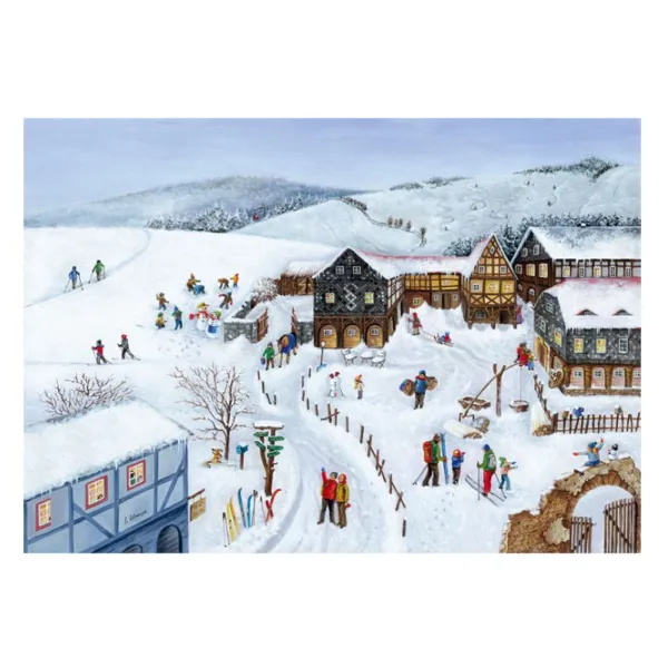 2813 - Advent calendar "Umgebindehäuser" in Lusatia