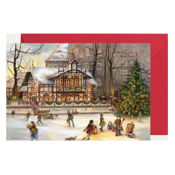 2789 - Mini Advent calendar "Schwanenschlösschen"