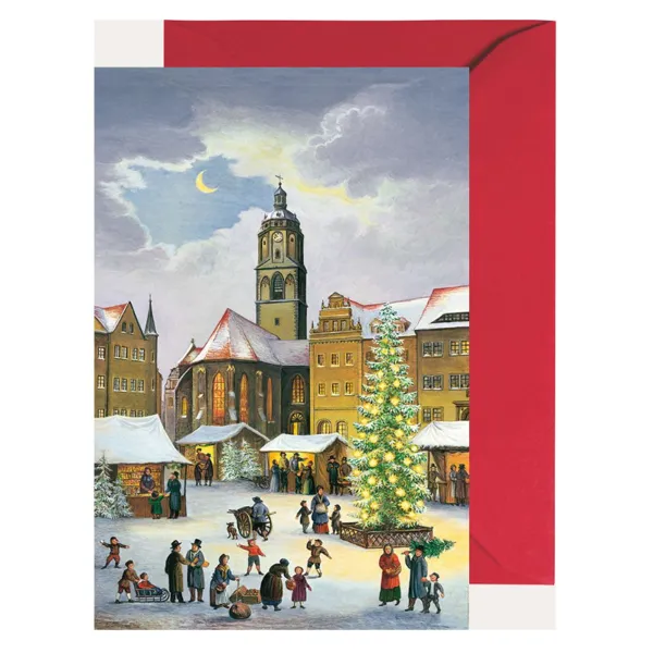 2207 - Brück & Sohn Kunstverlag - Mini Advent calendar "Meissen Frauenkirche"