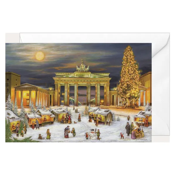 2299 - Weihnachtsklappkarte "Berlin Brandenburger Tor"