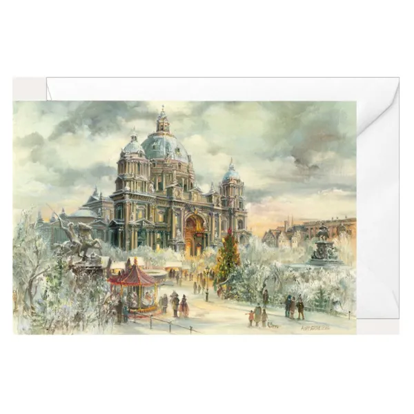 2630 - Christmas folding card "Berlin Dom"