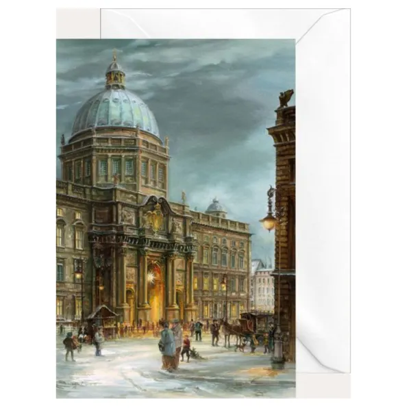 2762 - Christmas folding card "Berlin Palace"