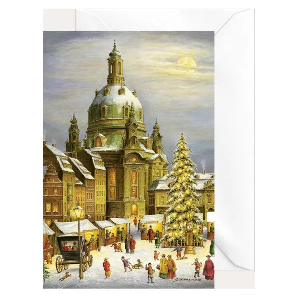 2178 - Christmas folding card "Dresden Frauenkirche"