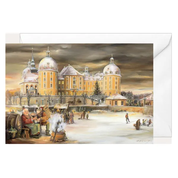 2471 - Christmas folding card "Moritzburg"