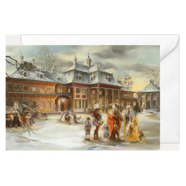 2525 - Weihnachtsklappkarte "Pillnitz"