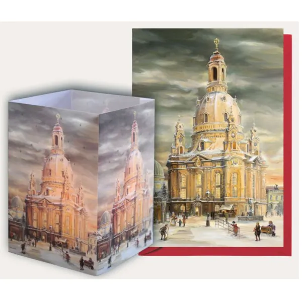2510 - Table Top Lantern "Dresden Frauenkirche", new
