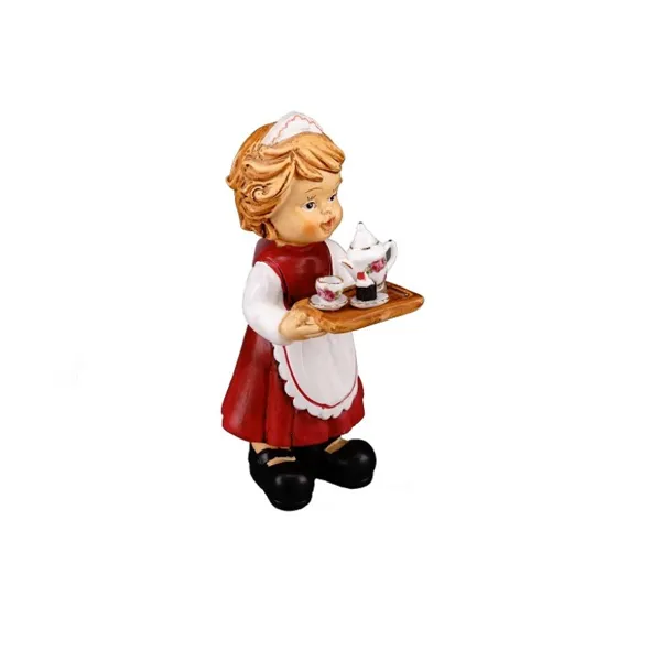 001.778/4 - Coffee girl figurine, miniature