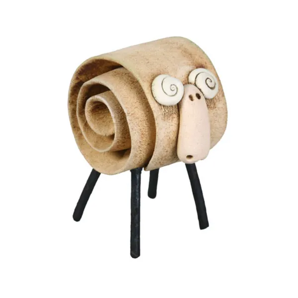 070525 - Ceramic Figurine Art Gallery "Emmi von Bocksheim", natural colored, 10,5 cm