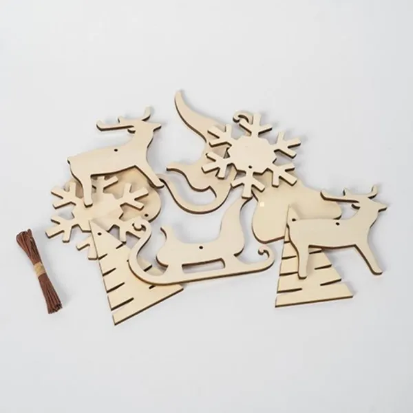 3980103 - SPIRA WOOD Decoration medium (10 pieces)