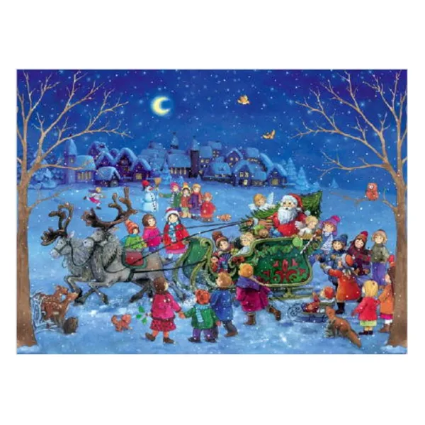 492 - Mini Advent Calendar - Christmas Sledge