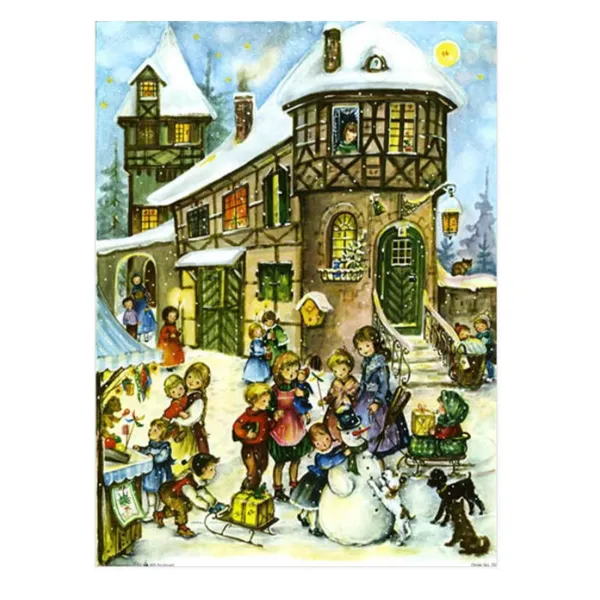 701 - Advent calendar - Building a snowman