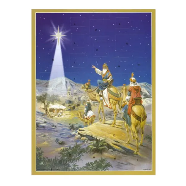 759 - Advent Calendar - The Magi follow the star, large