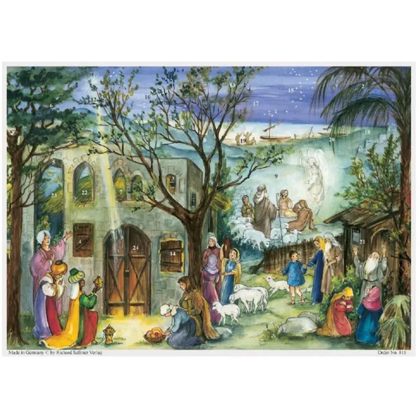 811 - Advent Calendar - In the Stable of Bethlehem