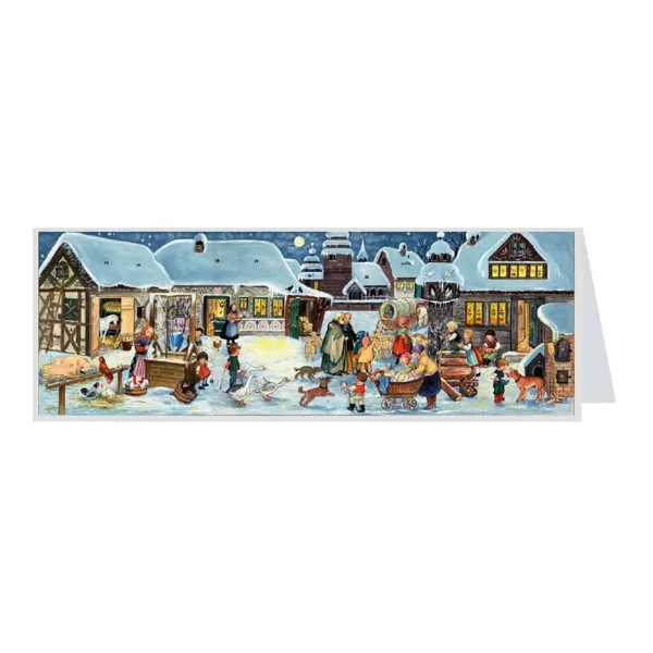 4214 - Midi Panorama Advent Calendar - Christmas in the Countryside