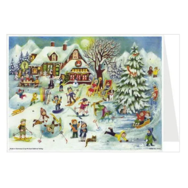 40131 - Mini Advent Calendar - Ski Hut