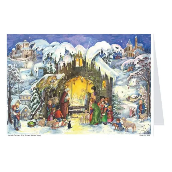 40557 - Mini Advent Calendar - At the Crib