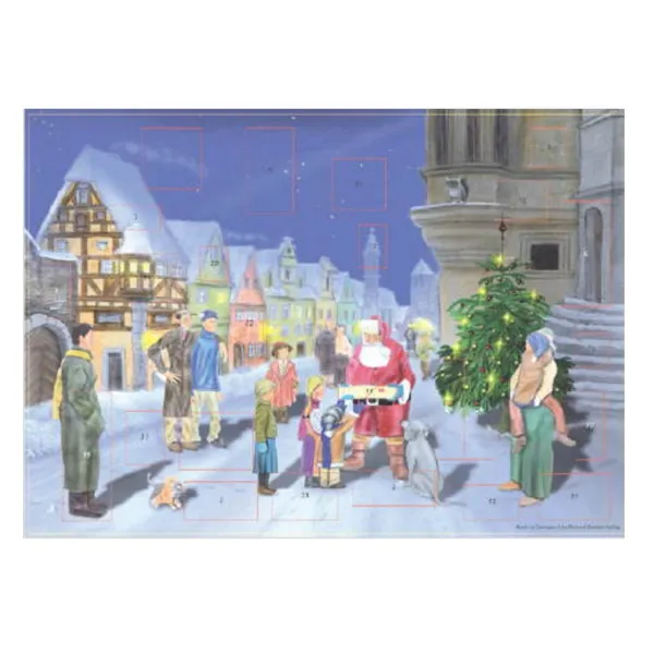 70115 - Adventskalender - Kinder mit Weihnachtsmann