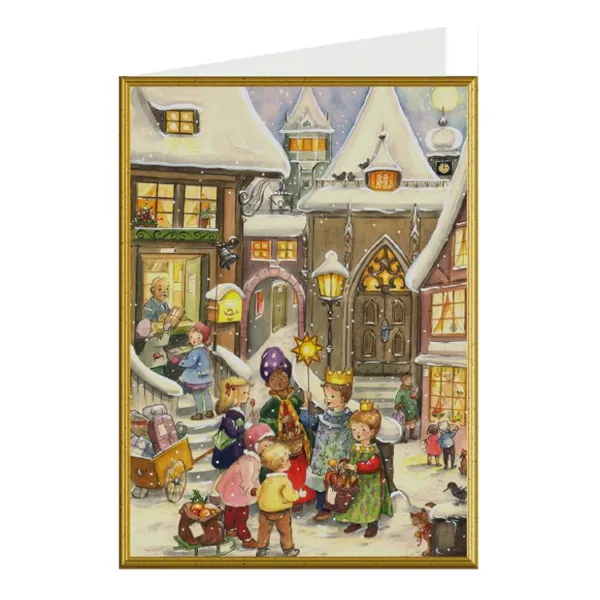 99018 - Christmas Card - Star-Singer