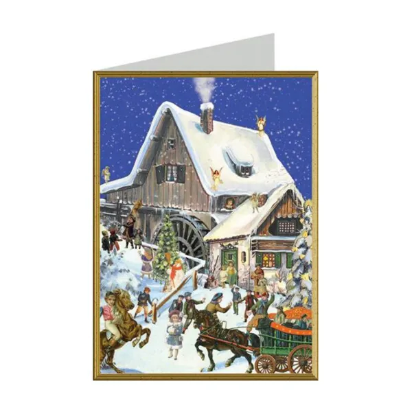 99117 - Christmas Card - Watermill