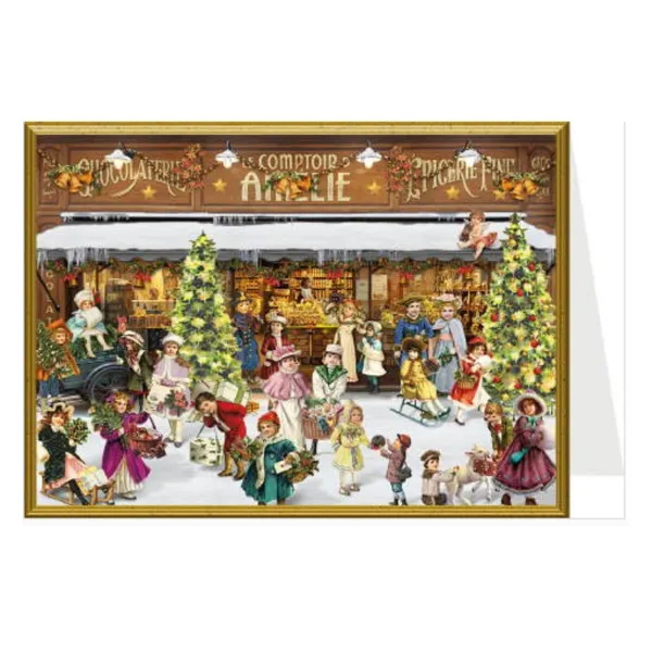 99130 - Christmas Card - Shop Window