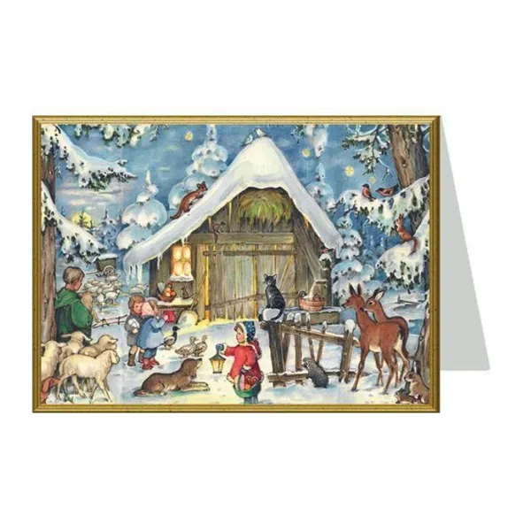 99205 - Christmas Card - Christmas at the Stable