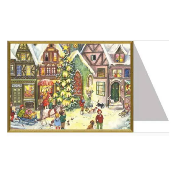 99555 - Christmas Card - "Christmas in the town"
