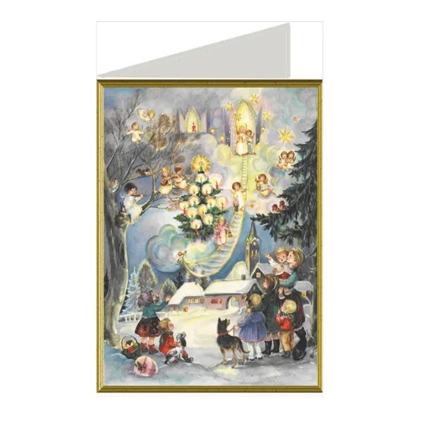 99704 - Christmas Card - Christmas Angel, 17,6 x 12,5 cm