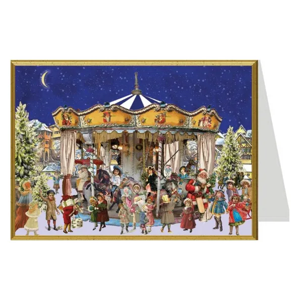99780 - Christmas Card - Carousel