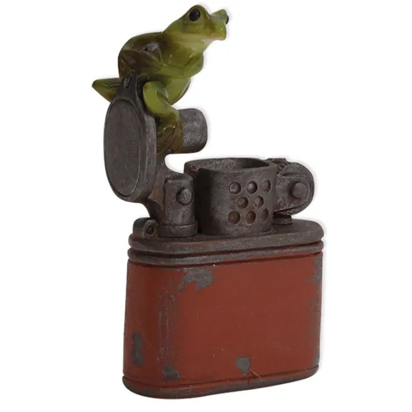 091083 - Ceramic figure "frog Paul the fiery one", 7 cm