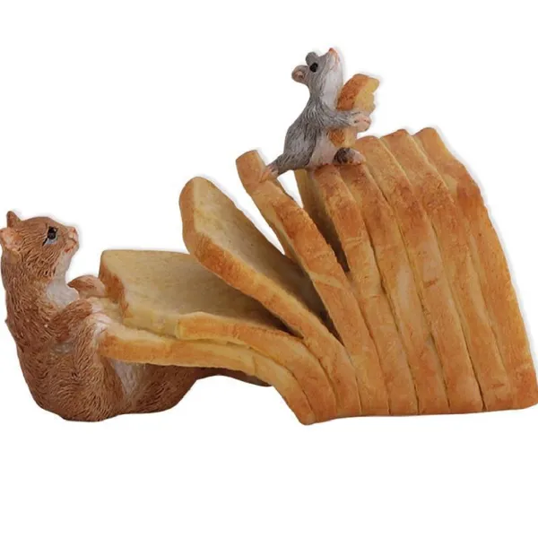 091099 - "Mauzi & Flippi" having toast, 6 cm