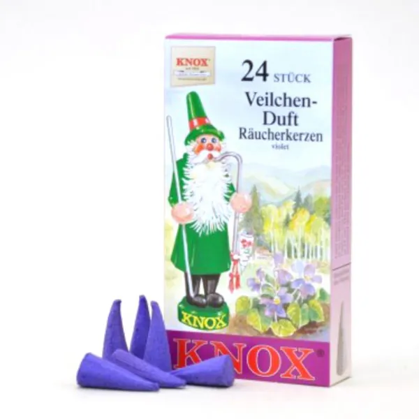 013150 - Incense Cones - Violet, 24 pieces