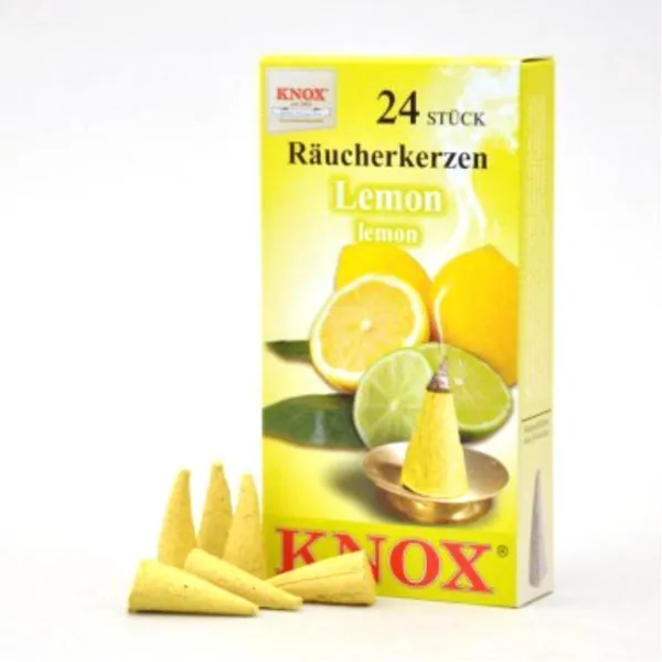 013190 - Incense Cones - Lemon, 24 pieces