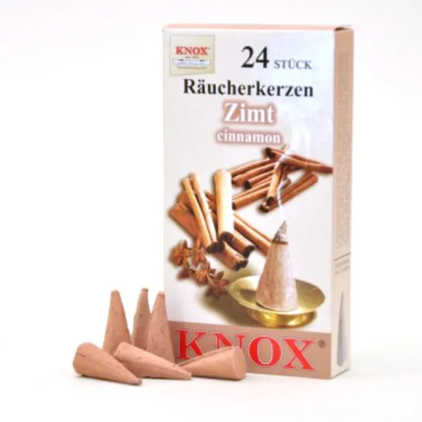 013240 - Incense Cones - Cinnamon, 24 pieces