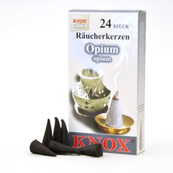 013260 - Incense Cones - Opium, 24 pieces