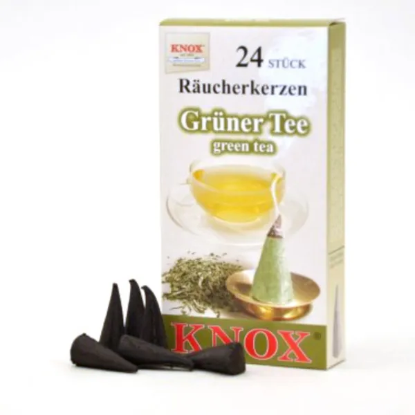 013280 - Incense Cones - Green Tea, 24 pieces
