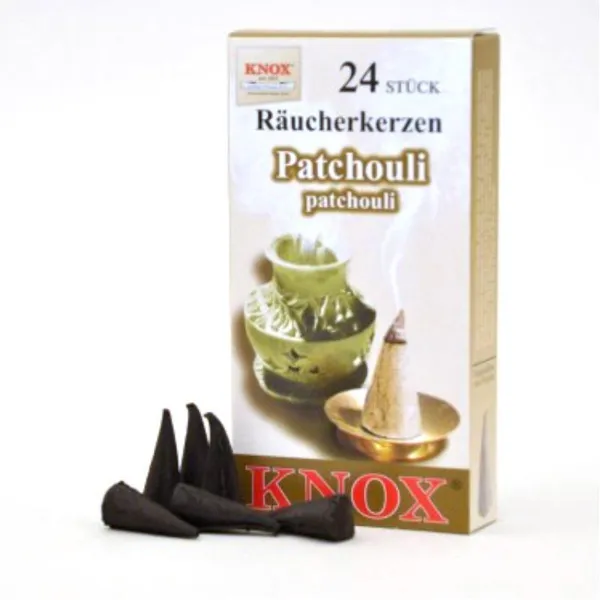 013290 - Incense Cones - Patchouli, 24 pieces