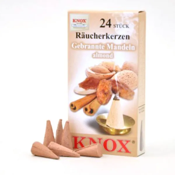013340 - Incense Cones - Roasted Almonds, 24 pieces