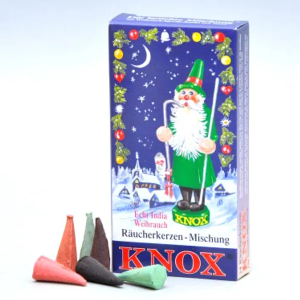 015100 - Incense Cones Christmas Mix, 24 pieces