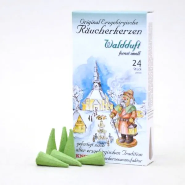 077033 - Räucherkerzen - Waldduft, 24 Stk.