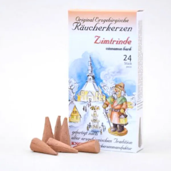 077040 - Räucherkerzen - Zimtrinde, 24 Stk.