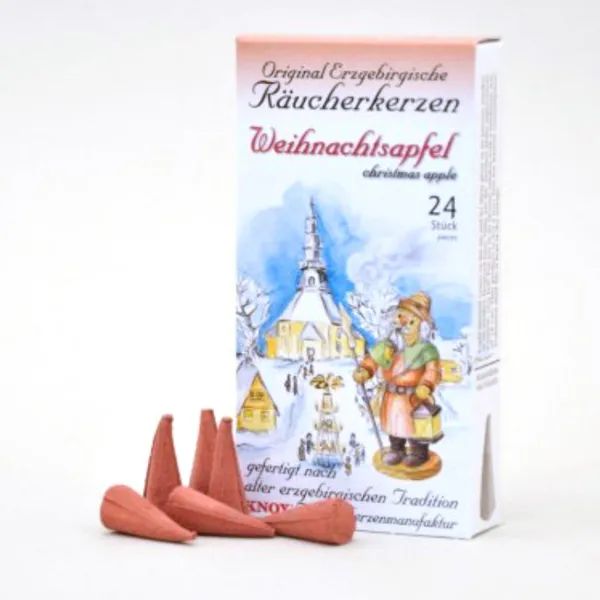 077057 - Incense Cones - Christmas Apple, 24 pieces