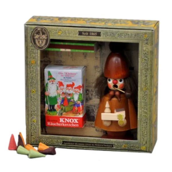 300550 - Incense Smoker - "Striezelmann" plain in Gift Box