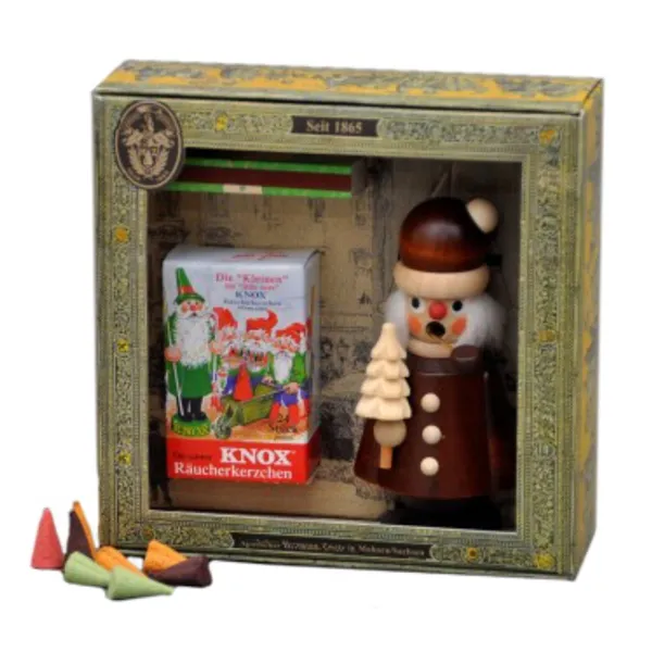 300580 - Incense Smoker - "Santa Claus" plain in Gift Box