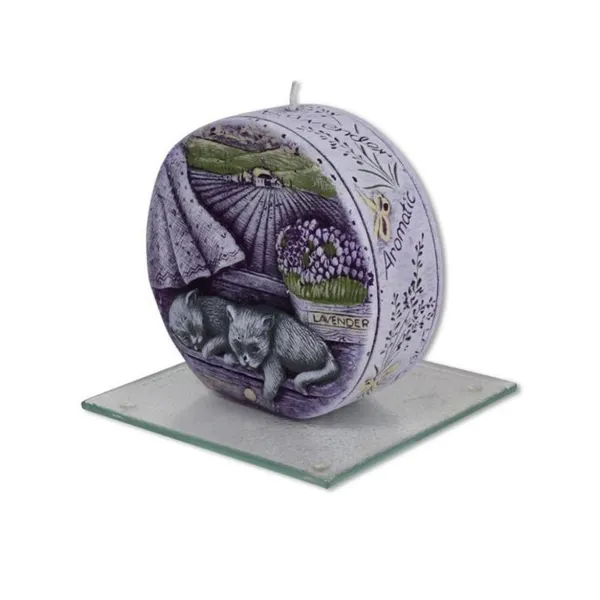 Candle discus "Lavender", single piece to mix of 2 329133