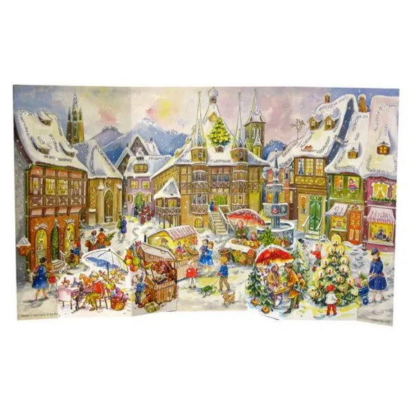 RSV110 - Advent Calendar - 1952 Reprint - Old Town setting