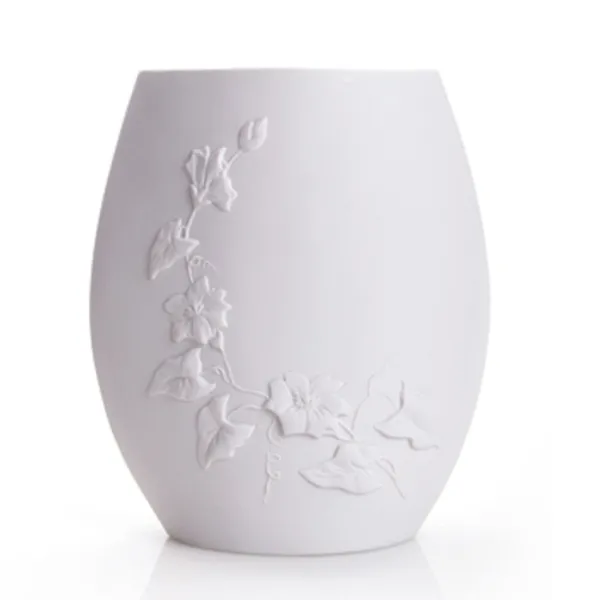 02767 BW - Vase mit Ornament (oval)