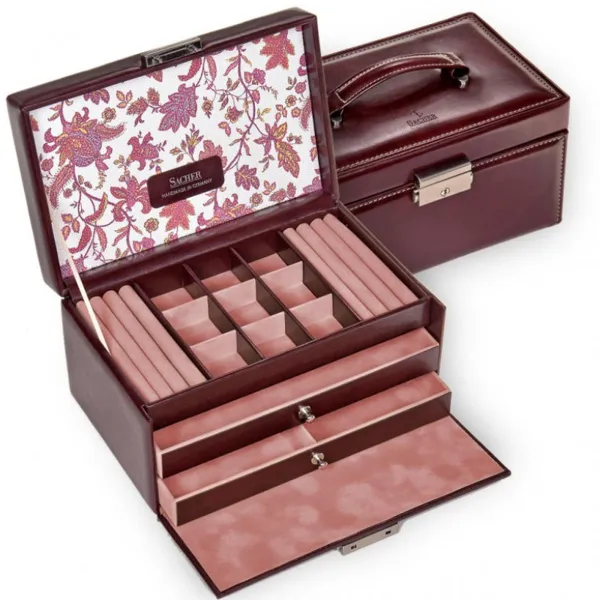 25.501.360.102 - Jewellery case Elly, bordeaux
