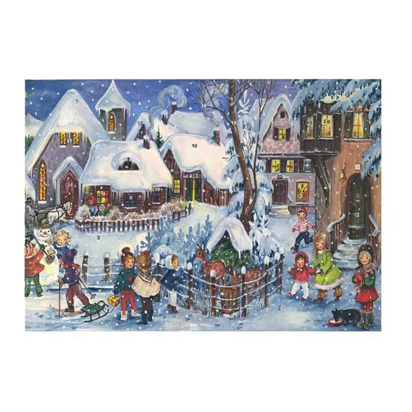 814 - Advent calendar A4 - It's snowing!